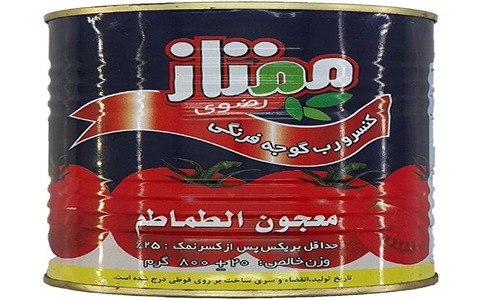 تصویر 1 از قیمت رب گوجه فرنگی ممتاز رضوی + خرید باور نکردنی